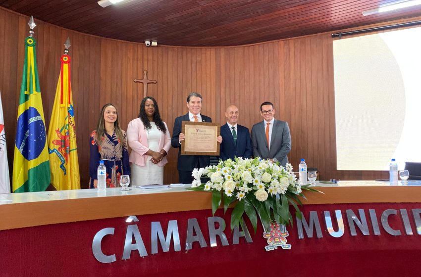  Entrega do Título de Cidadão Honorário ao Procurador Geral do Estado de Minas Gerais e Presidente do CNPG Dr. Jarbas Soares Júnior