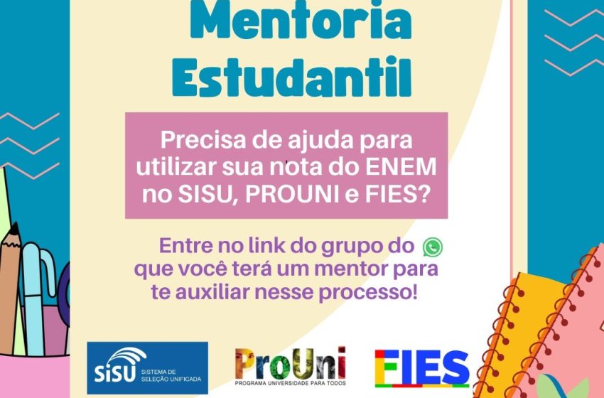  UFVJM: Projeto de extensão oferece mentoria estudantil para auxílio nas inscrições no Sisu