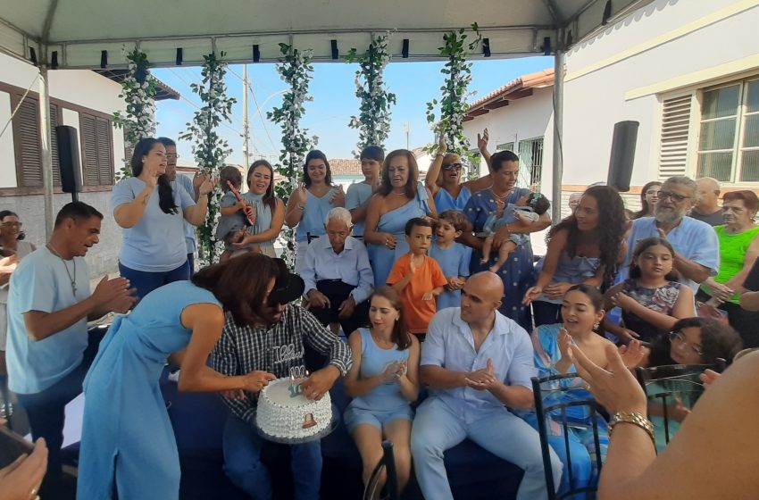  Comemoração dos 100 anos de vida do Senhor  Ildeu Novaes Pinto  